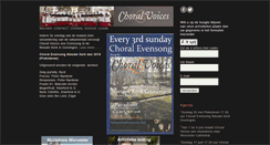 Desktop Screenshot of choralvoices.nl